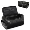 Neceser de Cuero para Hombre,Neceser de Viaje con Manija
