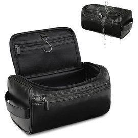 Neceser de Cuero para Hombre,Neceser de Viaje con Manija