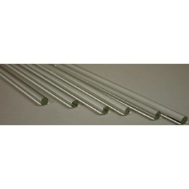 Skyline Clear borosilicate glass Rod, Ø 6 mm x 24", 10 lbs, Free Shipping