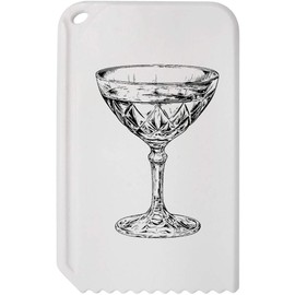 Azeeda 'Antique Crystal Cocktail Glass' Plastic Ice Scraper (IC00040895)