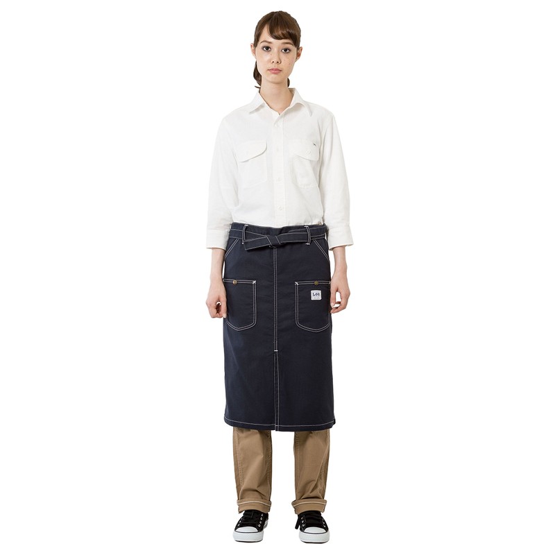 LCK79002 Waist Apron 8 Indigo Navy