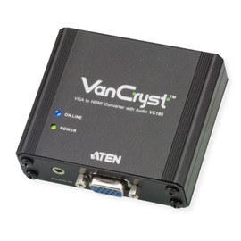 ATEN VC180 VGA to HDMI Converter with Audio - Black