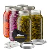 Ball Wide Mouth 64 oz (half gallon) mason Jars with