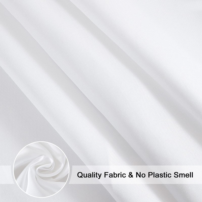 EurCross Shower Curtain Liner 72 x 80 inches Long, Water-Repellent