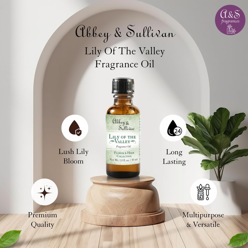 Abbey & Sullivan Fragrance Oil, Lily of The Valley, 1