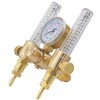 RX WELD Dual Output Argon Regulator Flow Meter Mig Tig