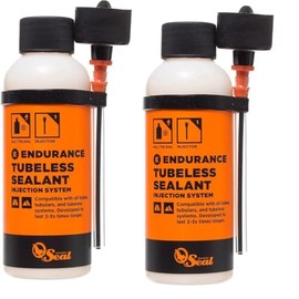 Generic Orange Seal - Endurance Formula Tubeless Bike Tire Sealant with Injector 4oz w/Injector (2-Pack)