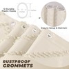 96inch Extra Long Beige Shower Curtain Modern Farmhouse Shower Curtain