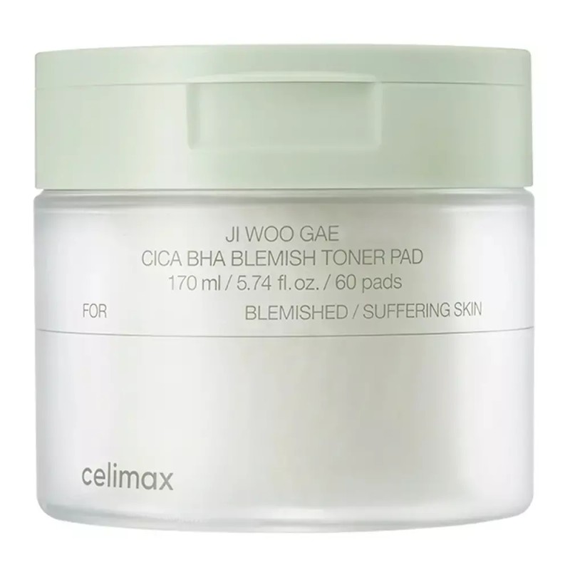 Celimax 셀리맥스 지우개 시카 바하 블레미쉬 토너 패드 170ml 60매입