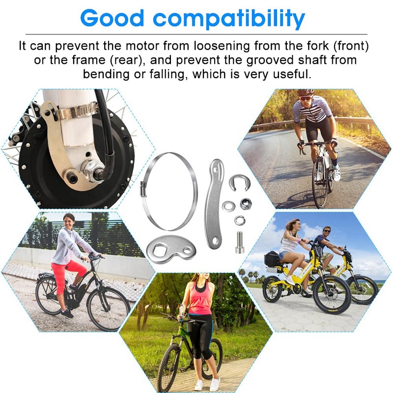 SNAGAROG Torque Arm Set, Electric Bicycle Torque Arm Universal Torque