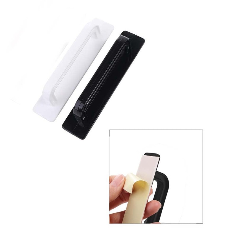 GUEDKIKL 4Pcs Self-Adhesive Cabinet Handle Stick on Door Handles, No
