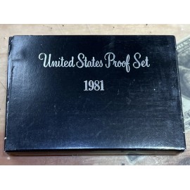 1981-S US Mint Proof Set 6 Coin Set OGP Original Government Packaging