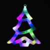 The Christmas Workshop Multi Coloured LED Window Light Christmas Tree