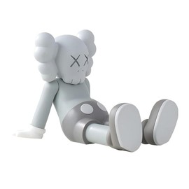 Kaws Action Figure,Kaws Toy Cartoon Doll - Made from high-quality materials that are not easily damaged, it is an excellent gift for both others and oneself:_Lying position (gray)