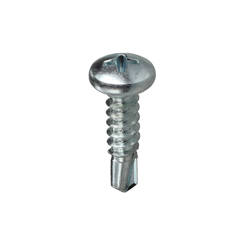 L.H. Dottie TEKPH101 Self Drilling Screw, Pan Head, Phillips, 10