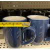ROYAL NORFOLK Set Of 4 ROYAL NORFOLK BLUE/WHITE STONEWARE 12