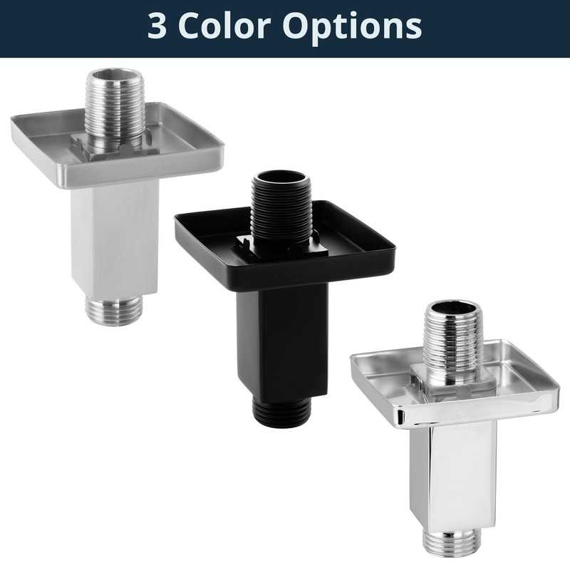 Straight Shower Arm with Flange, Ceiling Mount 3 Inches Rain