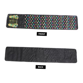 Healeved Relaxation Foot Mat Acupressure Massage Mat Reflexology Therapy for Pain 175x35cm Durable Easy to Roll up