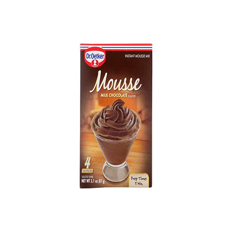 Oetker Milk Chocolate Mousse, 3.1 Ounce