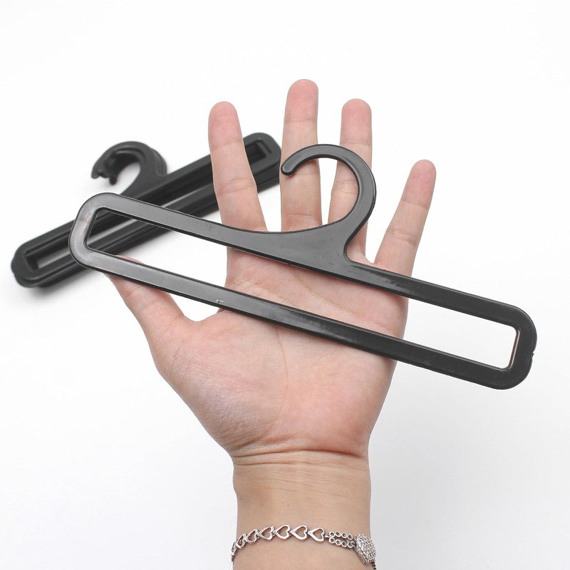 50 Packs Tea Towel Hanger Display, 7.7" Long Black Multifunctional