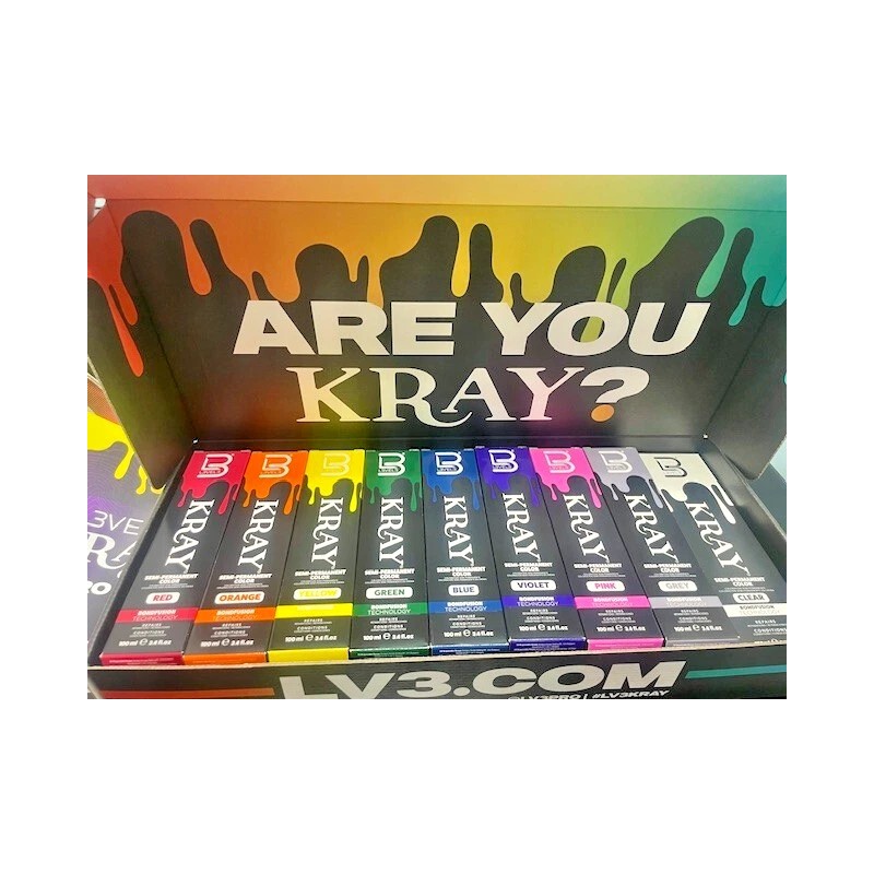 LEVEL 3 KRAY 17 Semi Permanent Color Intro Kit