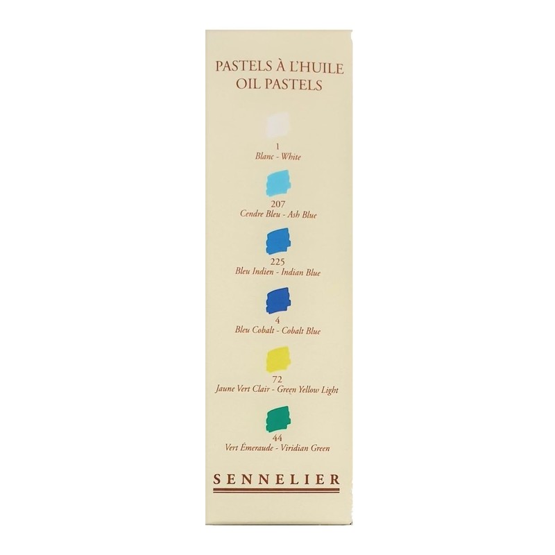 Sennelier Oil Pastels 6 Colours Seascape & Mini Tweezers