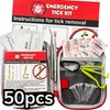 Mega Tick Kit Removal 50pcs Remover Tools for Humans and