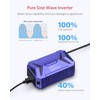 BESTEK 300Watt Pure Sine Wave Power Inverter Car Adapter DC