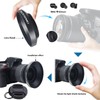62mm Universal Metal Lens Hood,Wide Angle Lens Hood Compatible All