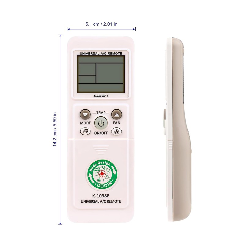 AULCMEET K-1038E Universal Replace Remote fit for 1000 in 1