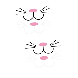 iplusmile 4pcs Reflective Car Stickers Auto Decor Decals for Vehicle to Install Remove Strong Adhesion Fun Pattern for Unique Decoration