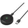 auvisio Microphone: Omnidirectional 360° Condenser Conference Microphone, USB C, PC
