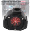 Generic Water Cooling Flow Meter Indicator, G1/4 Threaded 8 Impeller