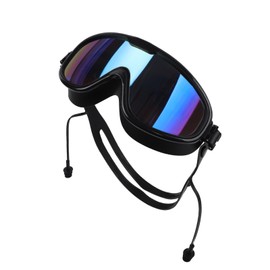 Greenery-GRE Swimming Goggles with Earplugs for Men Women Anti-Fog UV Protection No Leak Swim Mask Adjustable Strap for Adult