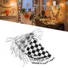60m PE Black and White Checkered Racing Flag F1 Racing
