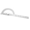 Stainless Steel Protractor Goniometer 15cm Ruler 180 Degrees Angle Finder