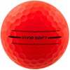 Volvik Vivid Soft Golf Balls (One Dozen) (Red)