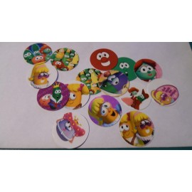 Unbranded Pre Cut One Inch Bottle Cap Images Veggie Cartoon Free Shipping - photo, 15 images