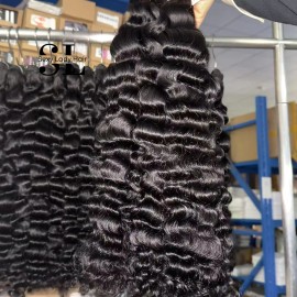 Best 100% Human Hair Bundle Deal Full-Length Burmese Curly Natural Wave Remy Hair Grade Wholesale Extension Hair Packagecolor: Burmese Curly, Stretched Length: 16 Inches