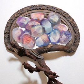 Rolin Rolin 2PCS Geometric Resin Molds Irregular Casting Silicone Mold Multi-Facet Gemstone Jewelry Moulds Reusable Epoxy Mould DIY Craft Making Cabochons for Home Decoration