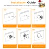 CLOUDY BAY [6 Pack] 3CCT Low Voltage LED Deck Lights