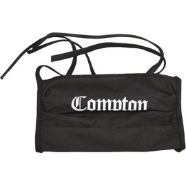 Mister Tee Compton Face Mask 2-Pack Everyday, Black, One Size