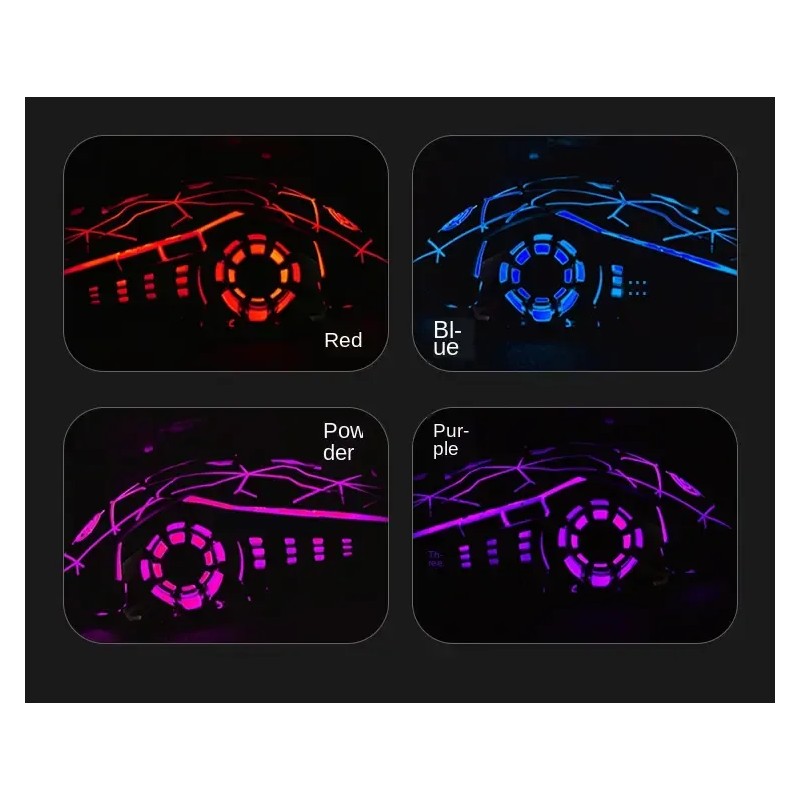 Mouse Gamer K-Snake Q5 con 6 Botones, 3200 dpi y