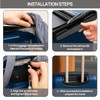 Huybaa Suitcase Handle, Black Luggage Suitcase, Handle Replacement Plastic, Black,