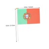 Sosoport Cheering Flags 50pcs Small Flags on Stick Handheld for