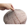 Cornasee Stretch Round Ottoman Cover,Footstool Slipcover Storage Stool Furniture Protector