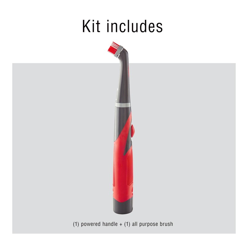 Rubbermaid Reveal Power Scrubber with Multi-Purpose Head, Cordless Electric Battery