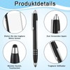 Pack of 2 Black Ballpoint Pens with Cheat Sheet Ballpoint