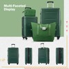 Merax Luggage Sets 2 Piece Suitcase Set, Hardshell 20 IN