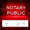 Vinray Notary Public Neon Sign,Inform of Business Services Provided of